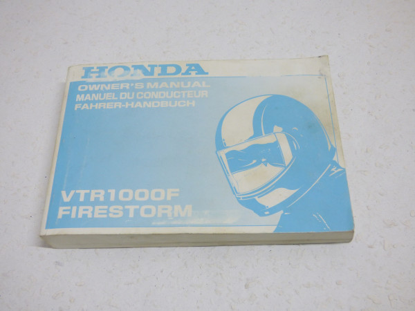Honda VTR 1000F Fahrerhandbuch mit Schaltplan ...
